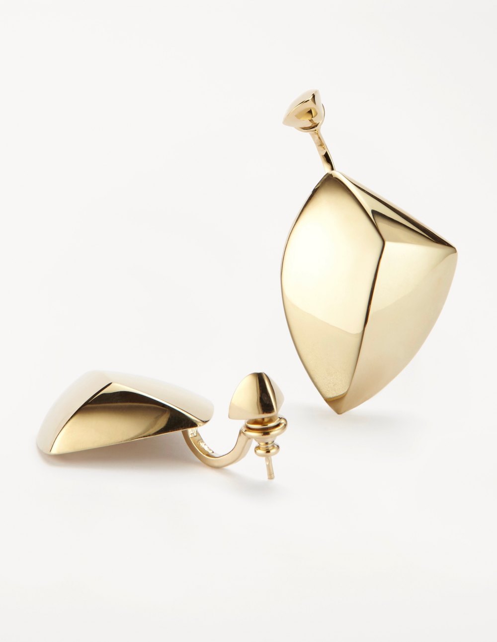 BIG FLYING STONE EARRING GOLDENSTONE COLLECTION NR 02 XENIABOUSJEWELLERY