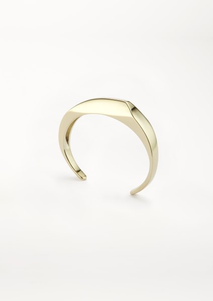 xenia bous jewellery Golden Stone 13 XXS Cuff gold silver