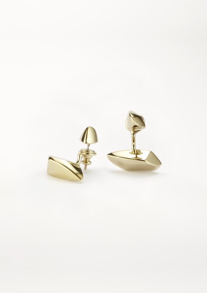 xenia bous schmuck Small Flying Stone 07 earring gold silber