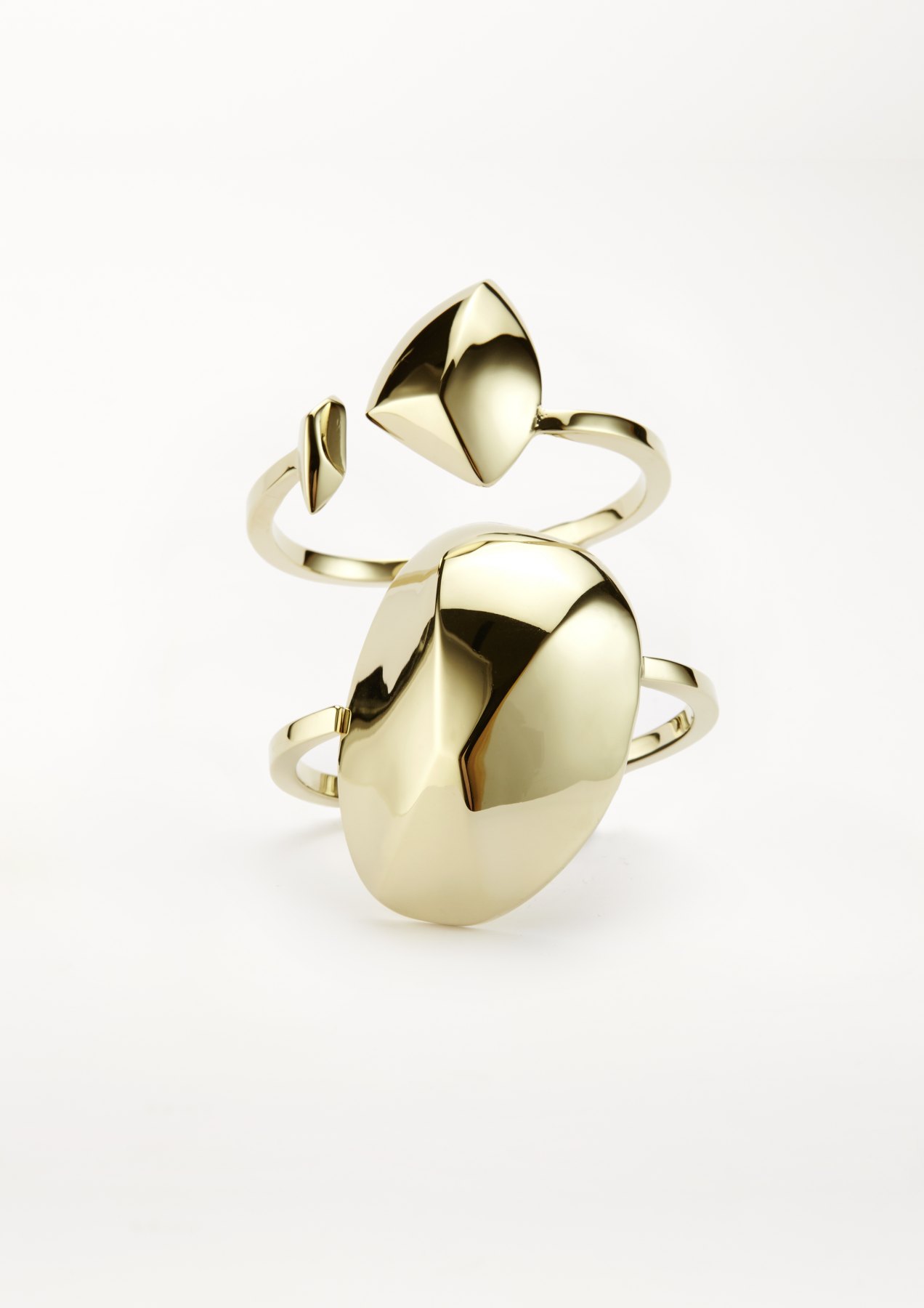 xenia bous schmuck Dancing Stone 10 Cuff gold silber