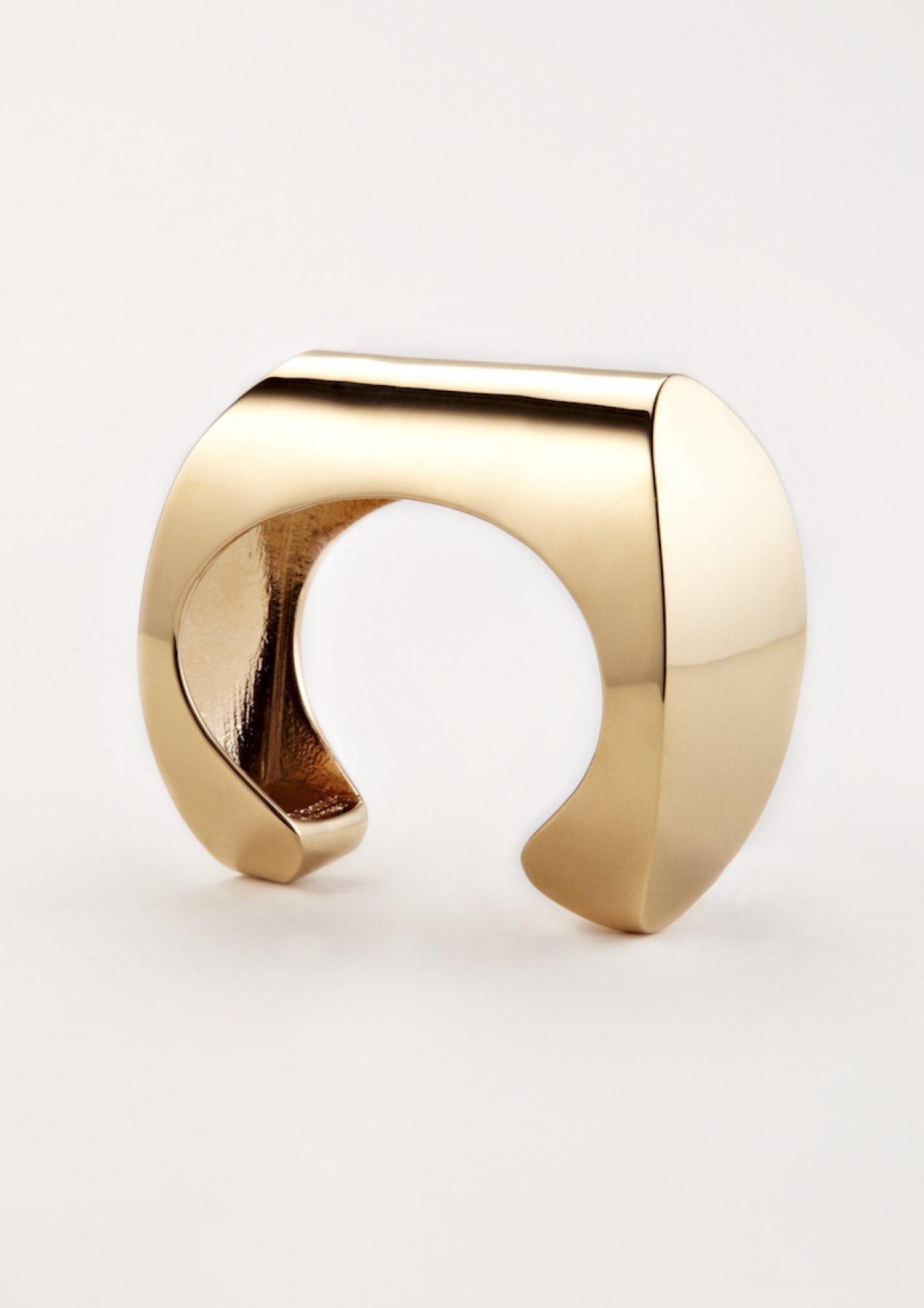 xenia bous jewellery Golden Stone 34 Cuff gold silver 