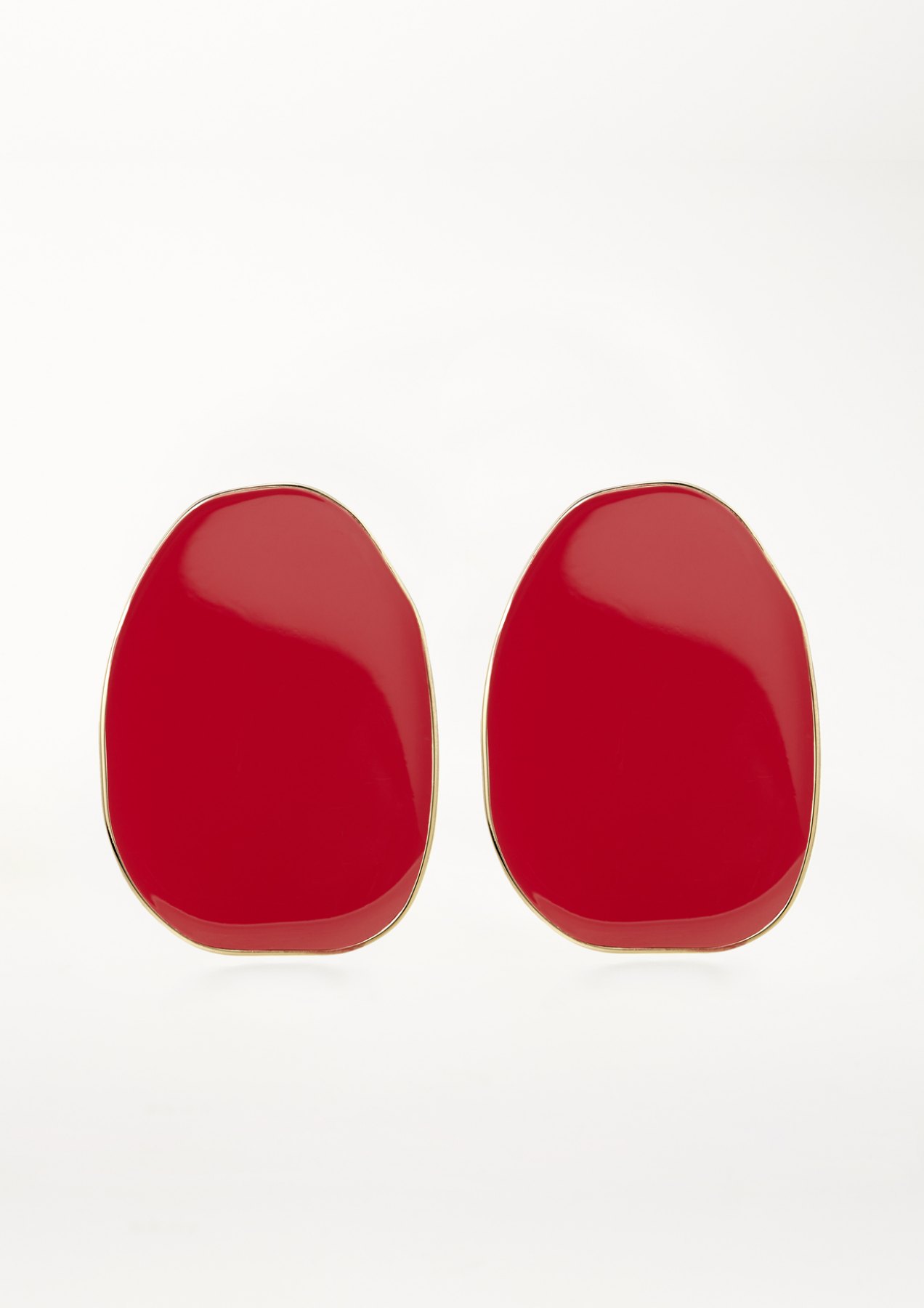 xenia bous jewellery coloured stone 01 earrings feuerrot red