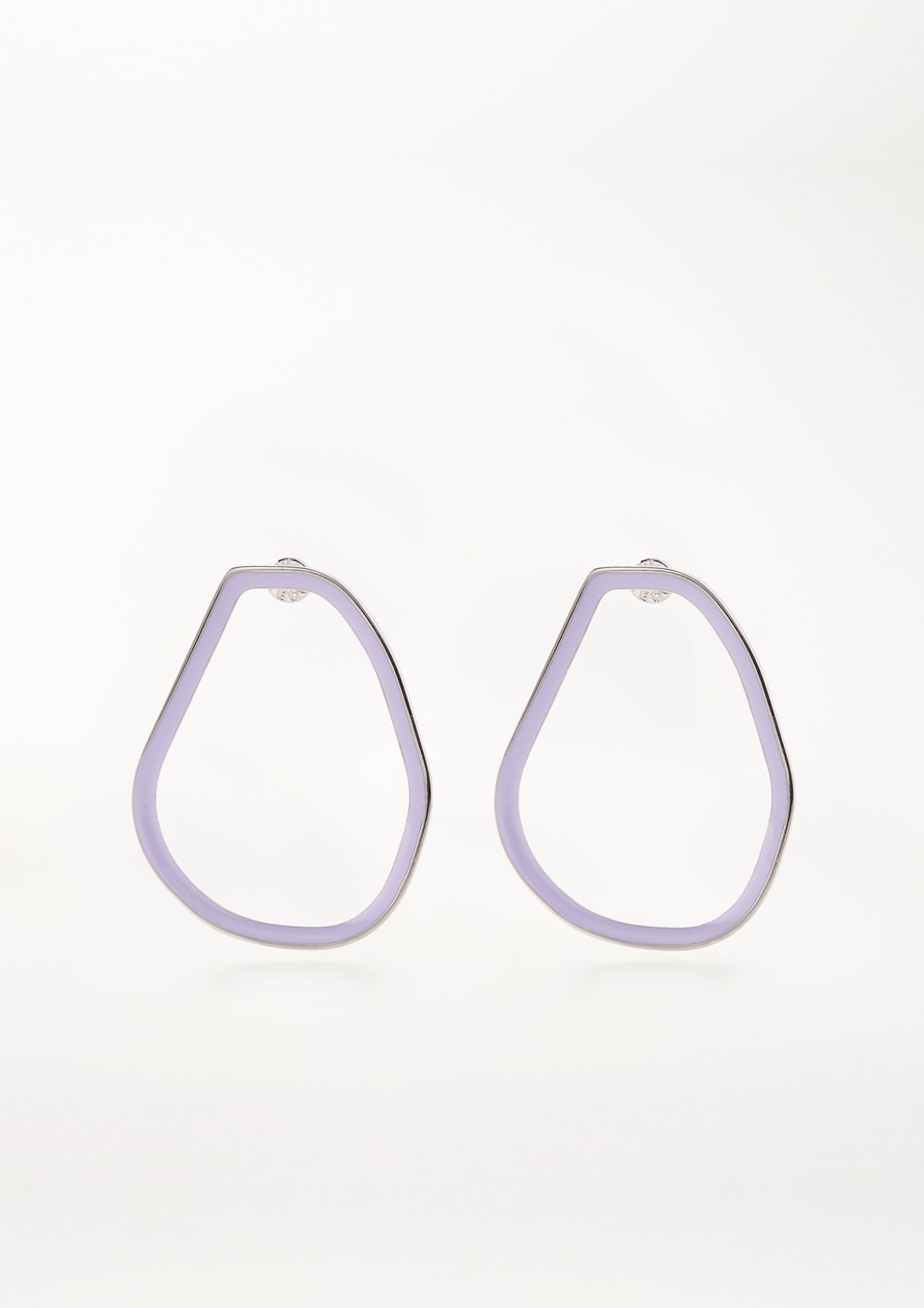 xenia bous jewellery coloured stone 04 earrings flieder