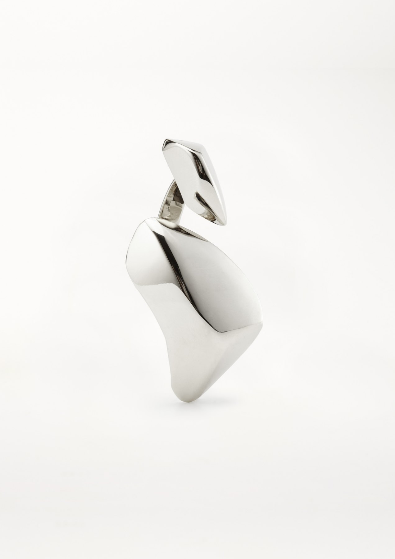 xenia bous jewellery washed stone 14 Pas de Deux ring gold silver gold silver